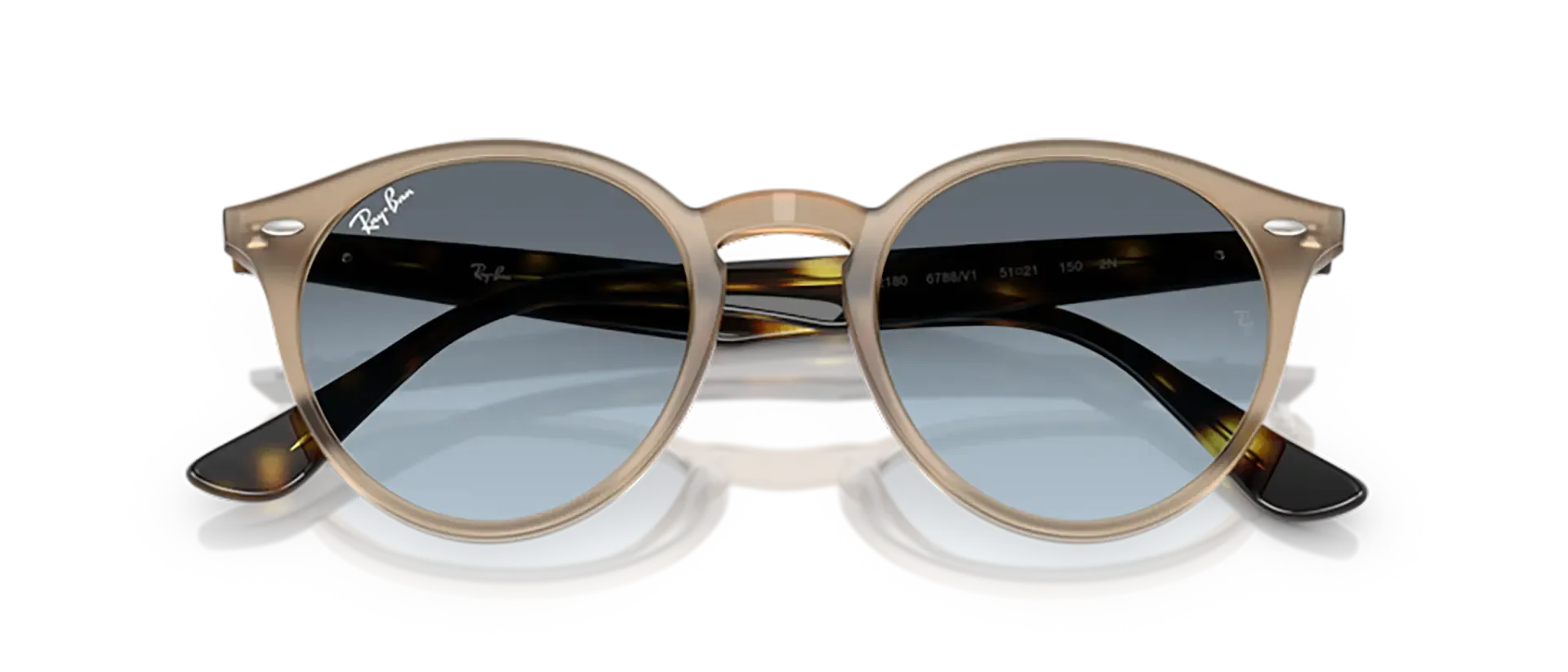 Dodatni prikaz 6: Ray-Ban RB2180 6788V1 uniseks sunčane naočale – okvir u smeđoj boji i leće u sivoj boji i s gradijentom