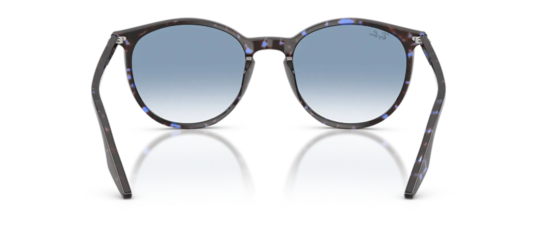 Dodatni prikaz 4: Ray-Ban RB2204 14303F uniseks sunčane naočale – okvir Havana uzorka u plavoj, smeđoj i crnoj boji i leće u plavoj boji, u prozirnoj izvedbi i s gradijentom