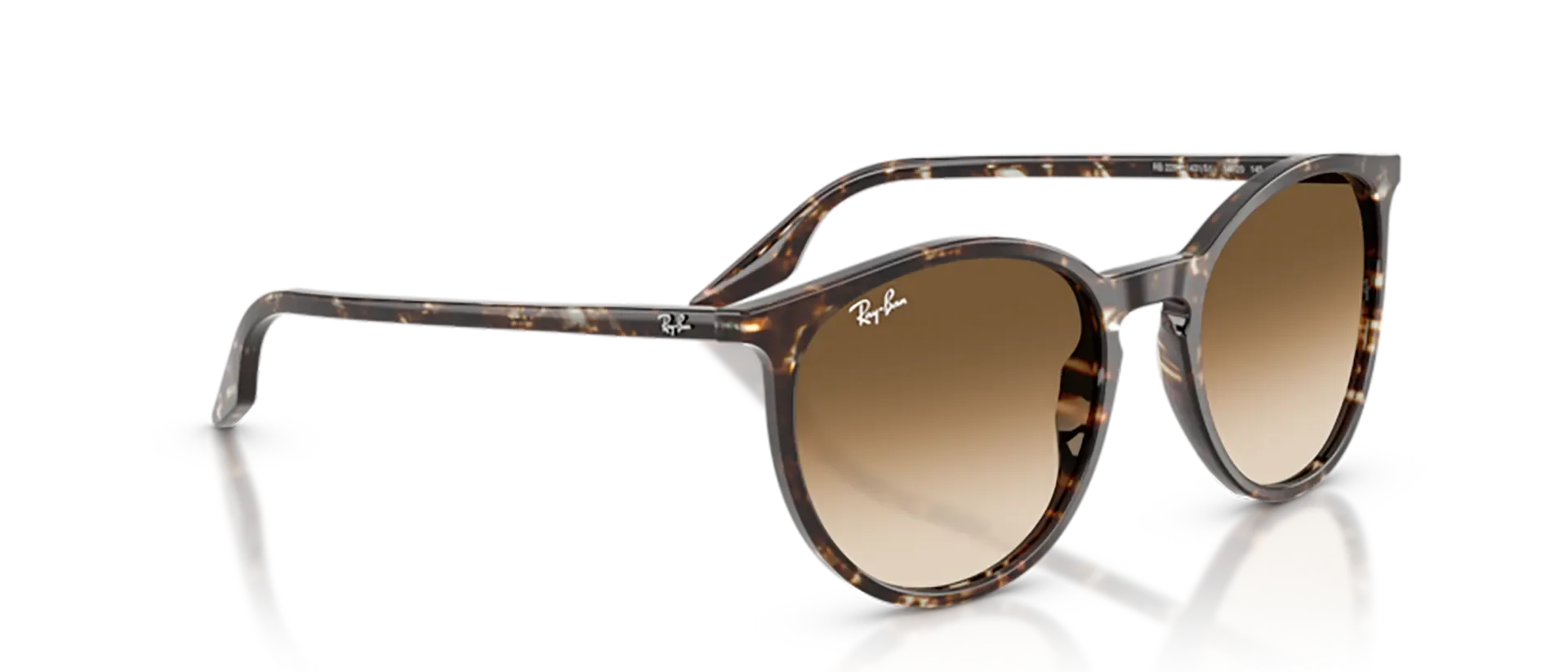 Dodatni prikaz 5: Ray-Ban RB2204 143151 uniseks sunčane naočale – okvir Havana uzorka u žutoj, smeđoj i crnoj boji i leće u smeđoj boji, u prozirnoj izvedbi i s gradijentom
