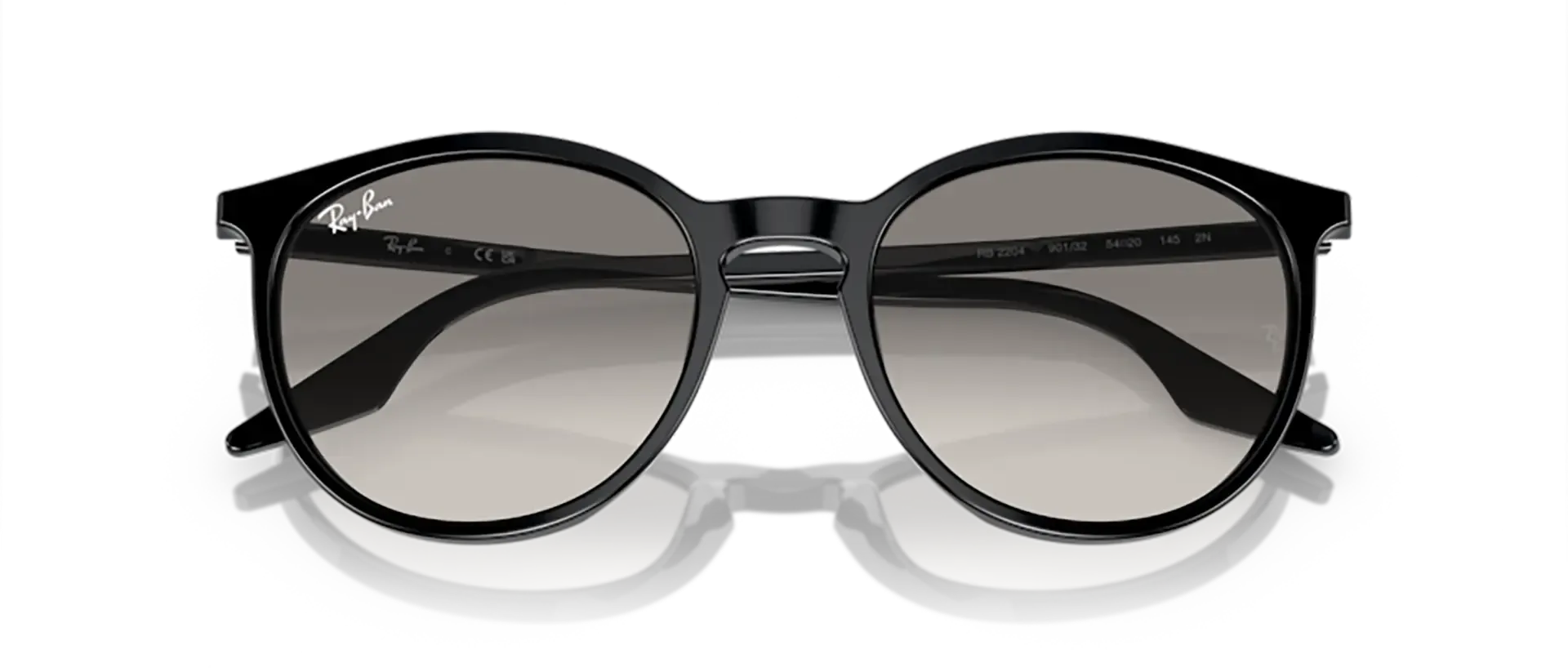 Dodatni prikaz 6: Ray-Ban RB2204 901/32 uniseks sunčane naočale – okvir u crnoj boji i leće u sivoj boji