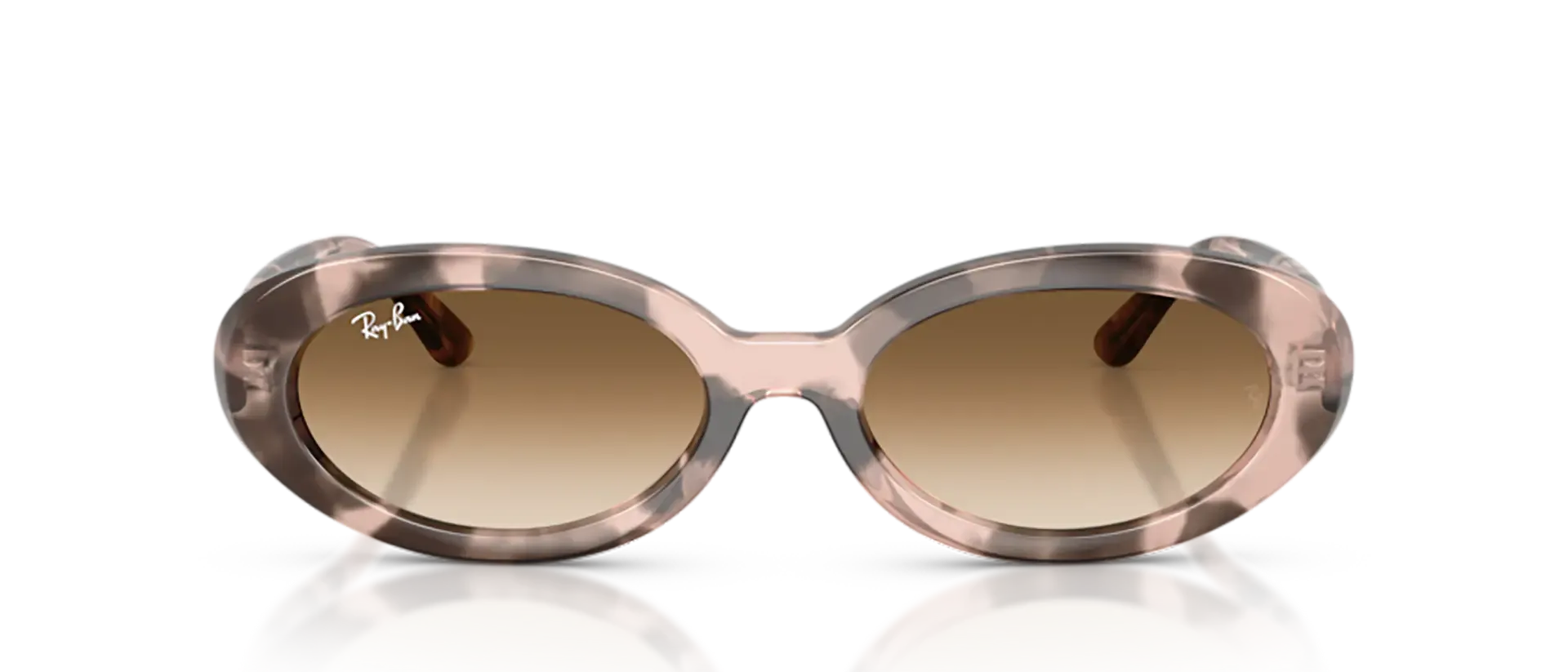 Ray-Ban RB2223 144951 ženske sunčane naočale – okvir u ružičastoj boji i leće u smeđoj boji i s gradijentom