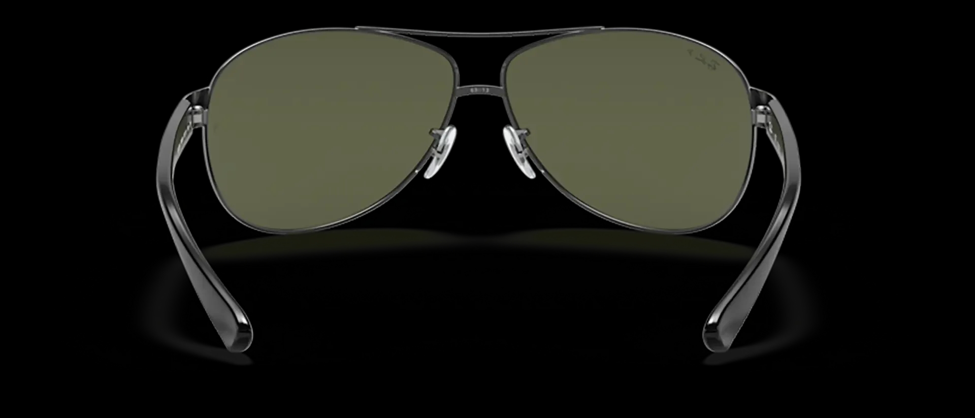 Dodatni prikaz 4: Ray-Ban RB3386 004/9A muške sunčane naočale – okvir u crnoj i sivoj boji i leće u zelenoj boji