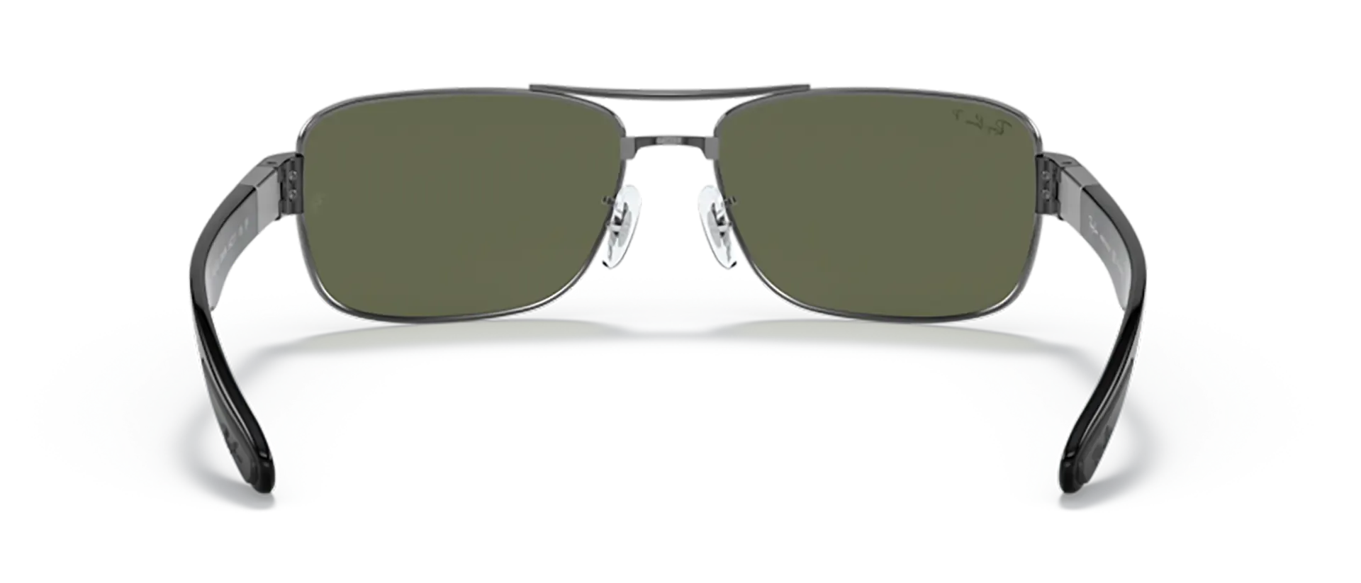 Dodatni prikaz 4: Ray-Ban RB3522 004/9A muške sunčane naočale – okvir u crnoj i sivoj boji i leće u zelenoj boji