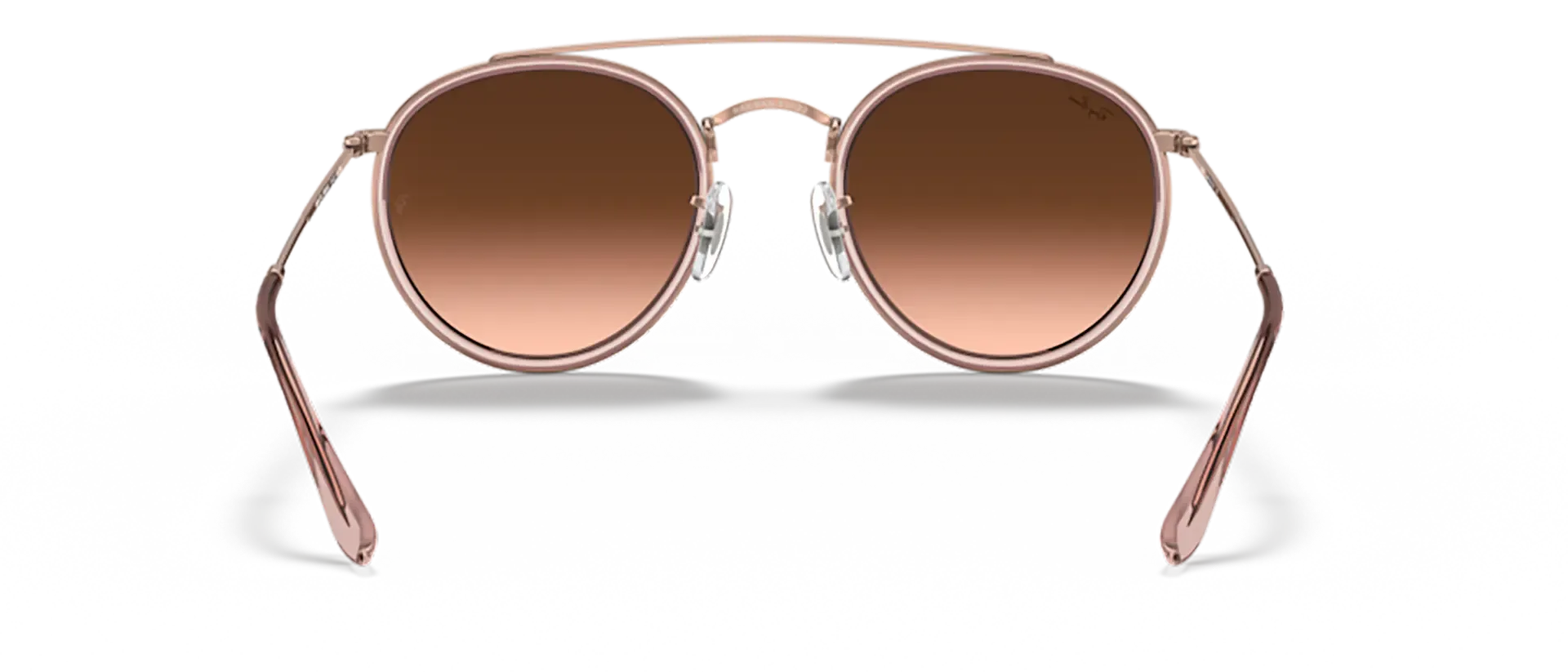 Dodatni prikaz 4: Ray-Ban RB3647N 9069A5 uniseks sunčane naočale – okvir u smeđoj i narančastoj boji i leće u smeđoj boji i s gradijentom