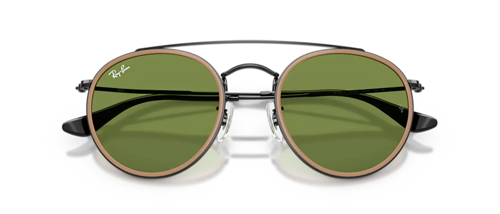 Dodatni prikaz 6: Ray-Ban RB3647N 92794E uniseks sunčane naočale – okvir u crnoj boji i leće u zelenoj boji