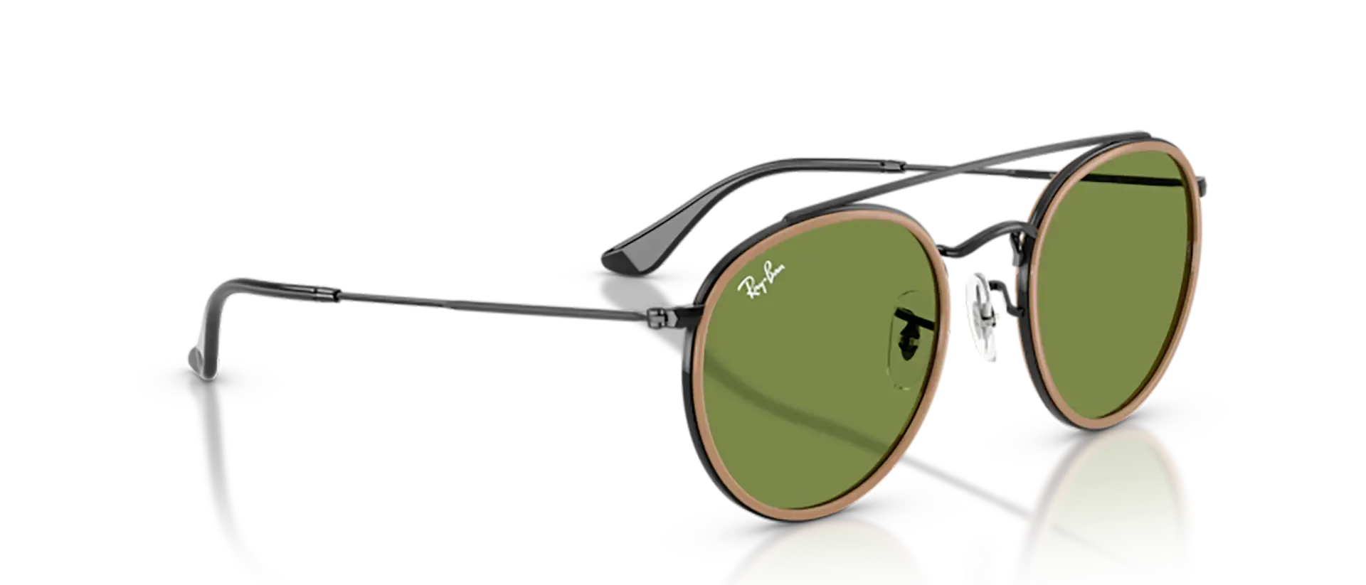 Dodatni prikaz 5: Ray-Ban RB3647N 92794E uniseks sunčane naočale – okvir u crnoj boji i leće u zelenoj boji