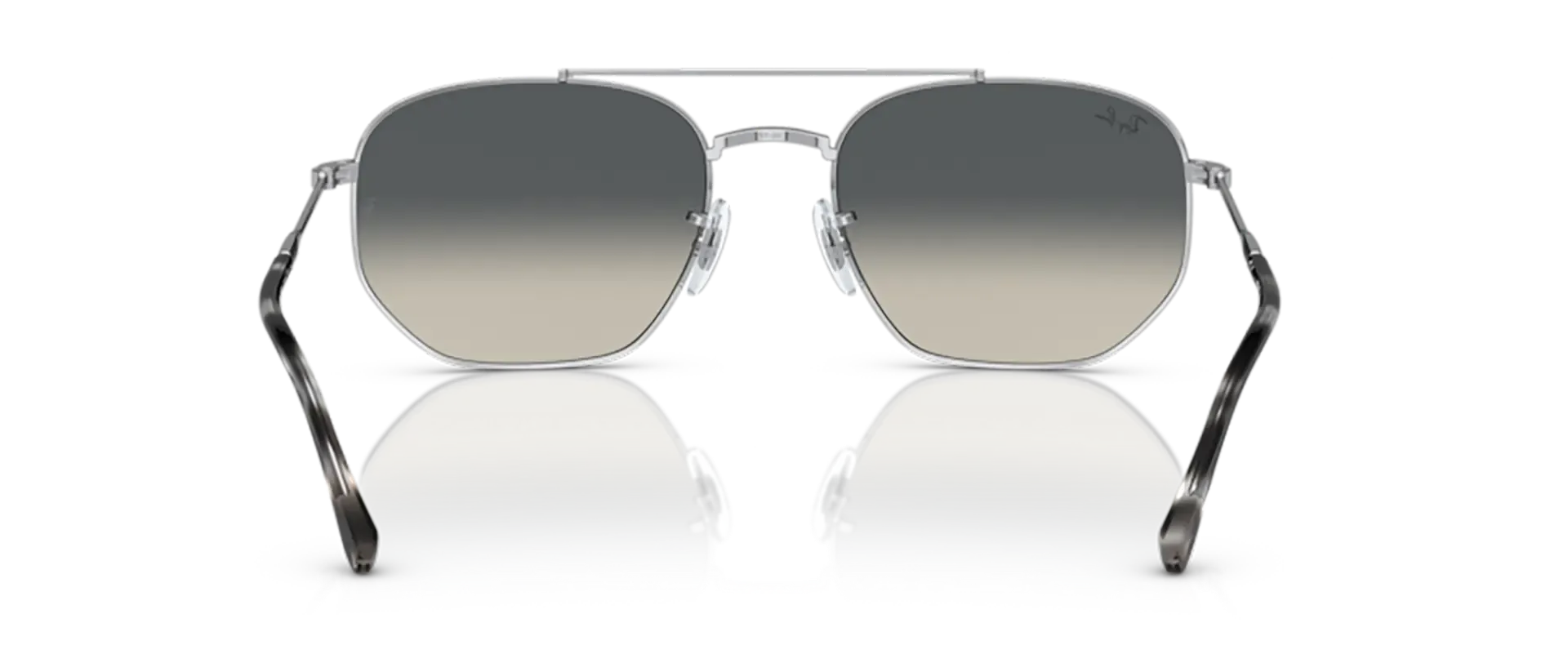 Dodatni prikaz 4: Ray-Ban RB3707 003/71 uniseks sunčane naočale – okvir u srebrnoj boji i leće u sivoj boji