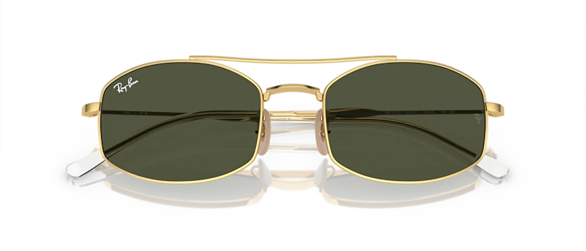 Dodatni prikaz 6: Ray-Ban RB3719 001/31 uniseks sunčane naočale – okvir u zlatnoj boji i leće u zelenoj boji