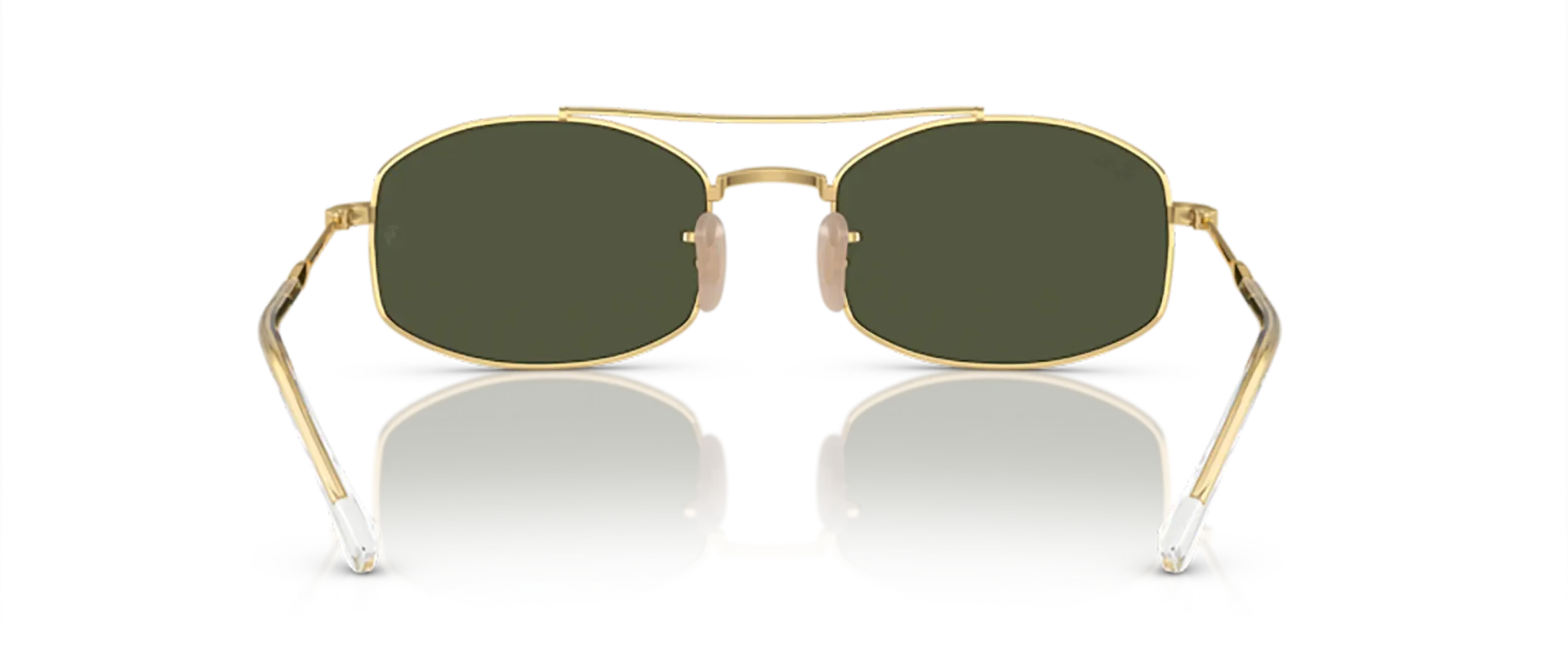 Dodatni prikaz 4: Ray-Ban RB3719 001/31 uniseks sunčane naočale – okvir u zlatnoj boji i leće u zelenoj boji