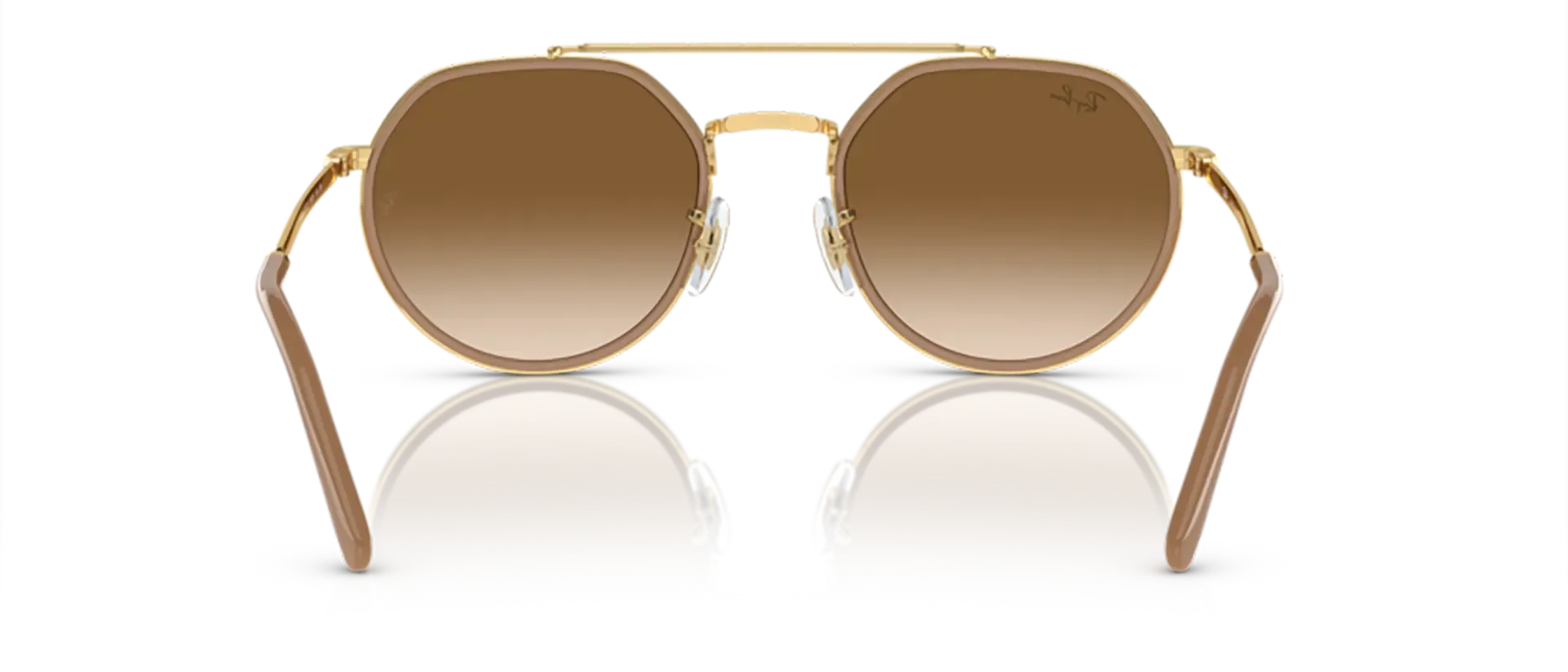 Dodatni prikaz 4: Ray-Ban RB3765 001/51 uniseks sunčane naočale – okvir u zlatnoj boji i leće u smeđoj boji