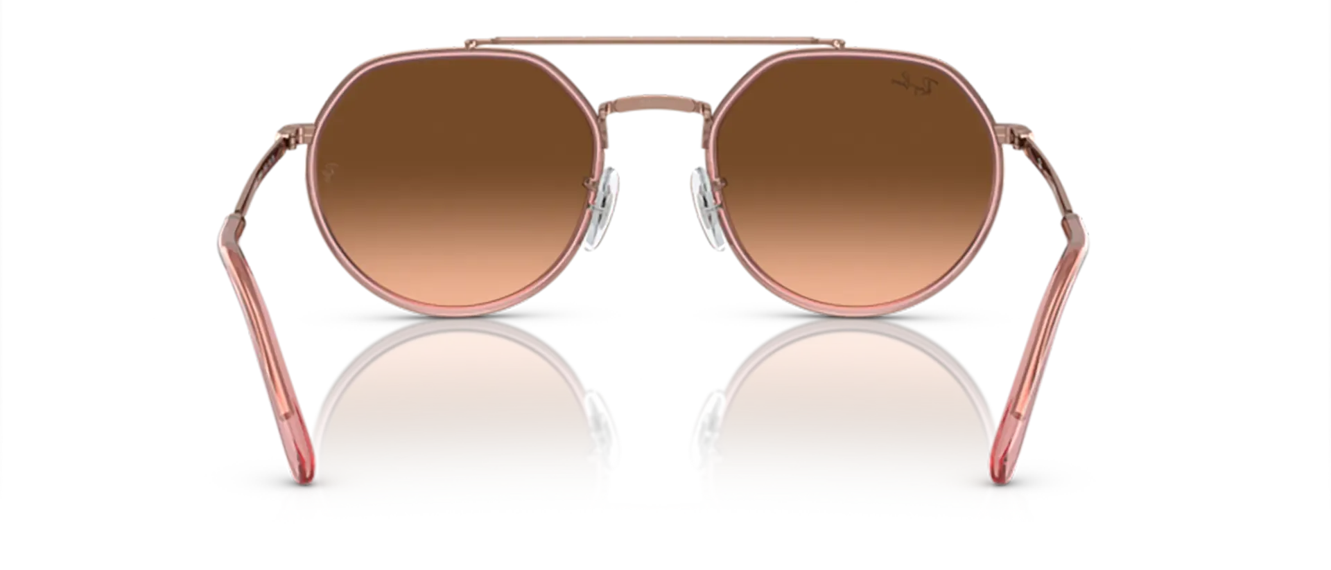 Dodatni prikaz 4: Ray-Ban RB3765 9069A5 uniseks sunčane naočale – okvir u smeđoj i narančastoj boji i leće u smeđoj i ružičastoj boji