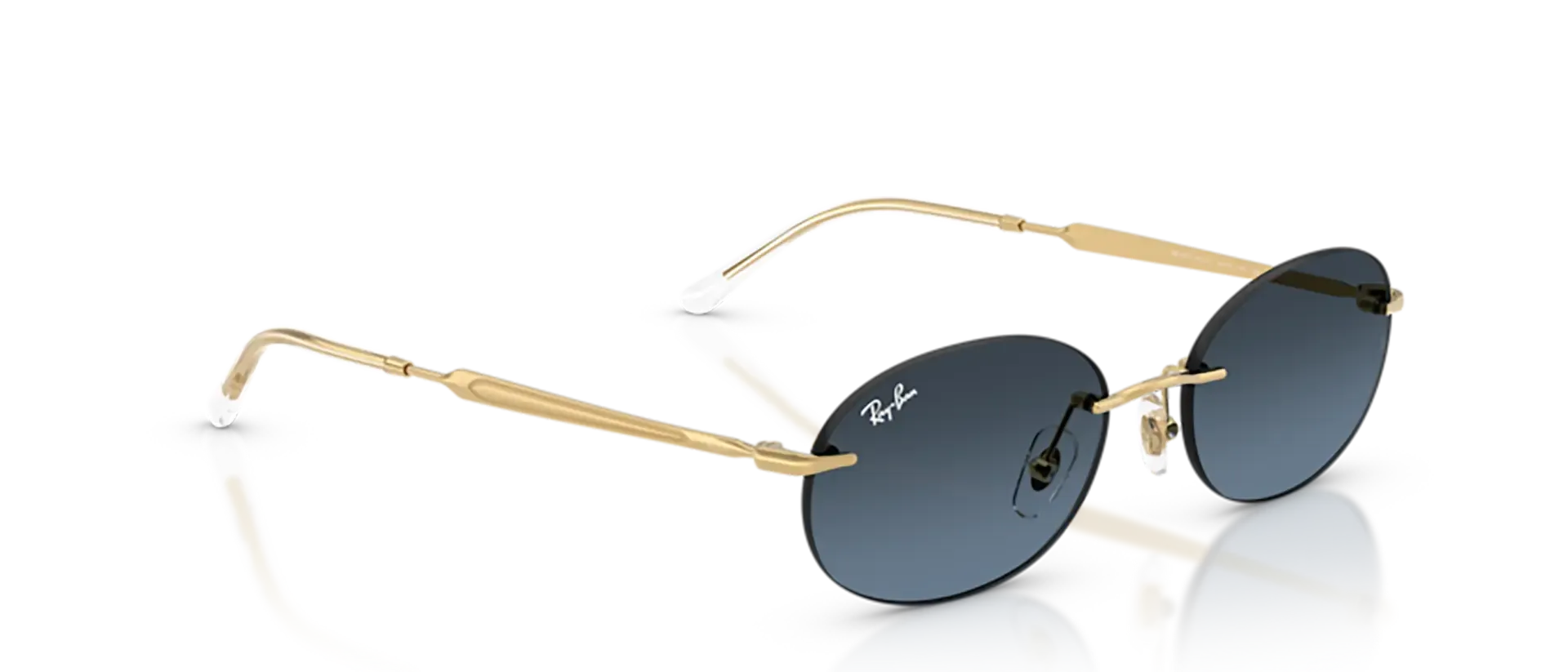 Dodatni prikaz 5: Ray-Ban RB3767 001/4C uniseks sunčane naočale – okvir u zlatnoj boji i leće u plavoj boji