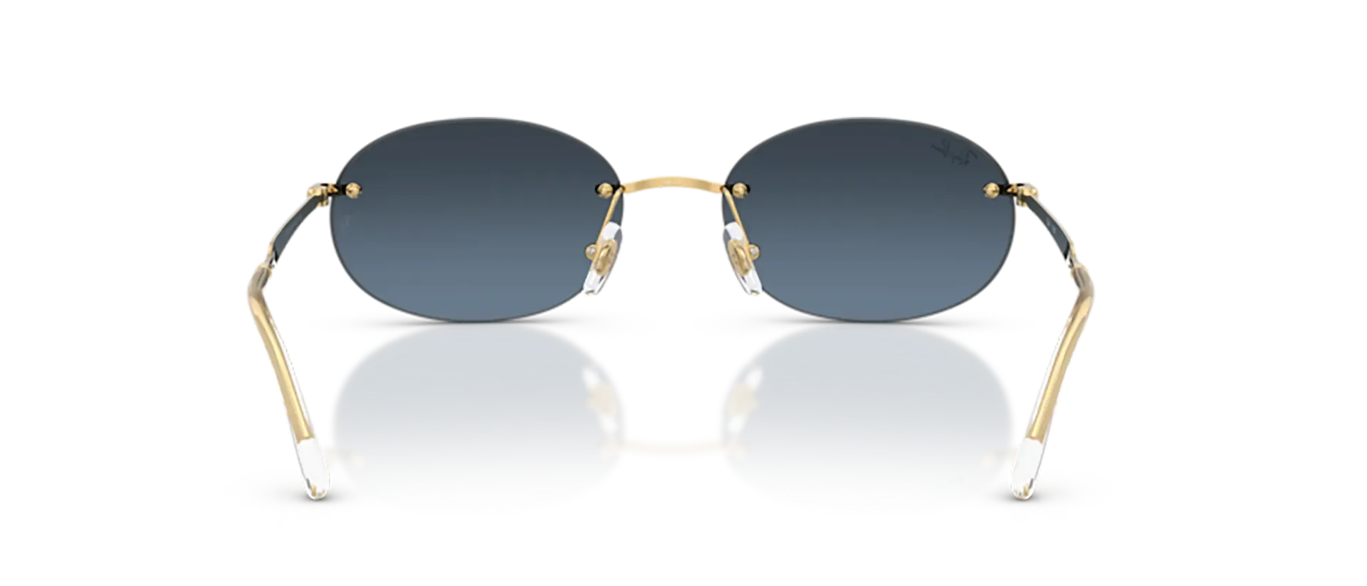 Dodatni prikaz 4: Ray-Ban RB3767 001/4C uniseks sunčane naočale – okvir u zlatnoj boji i leće u plavoj boji