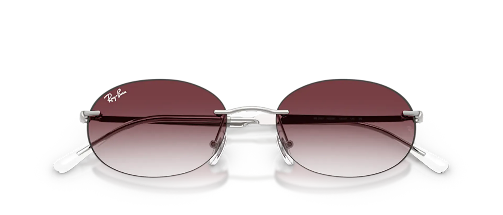 Dodatni prikaz 6: Ray-Ban RB3767 003/8H uniseks sunčane naočale – okvir u srebrnoj boji i leće u ljubičastoj boji i s gradijentom