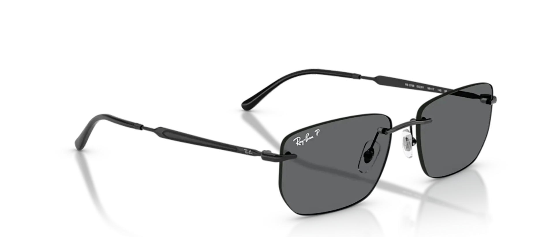 Dodatni prikaz 5: Ray-Ban RB3768 002/81 uniseks sunčane naočale – okvir u crnoj boji i leće u sivoj boji
