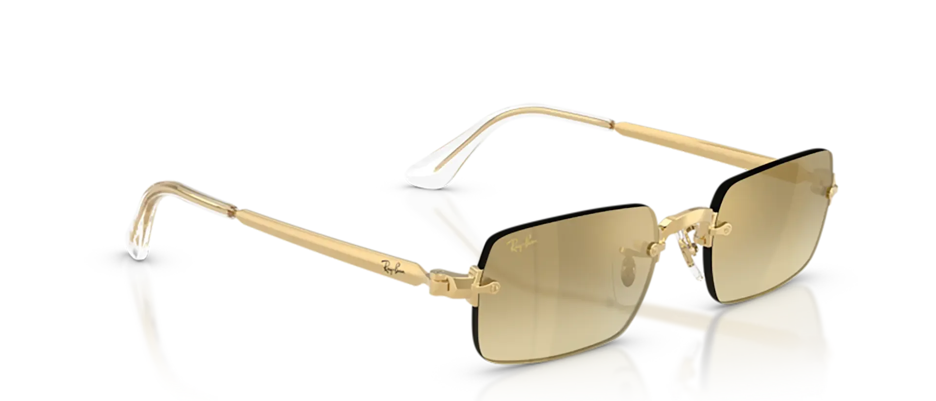 Dodatni prikaz 5: Ray-Ban RB3928 001/7I uniseks sunčane naočale – okvir u zlatnoj boji i leće u zlatnoj i smeđoj boji i s gradijentom