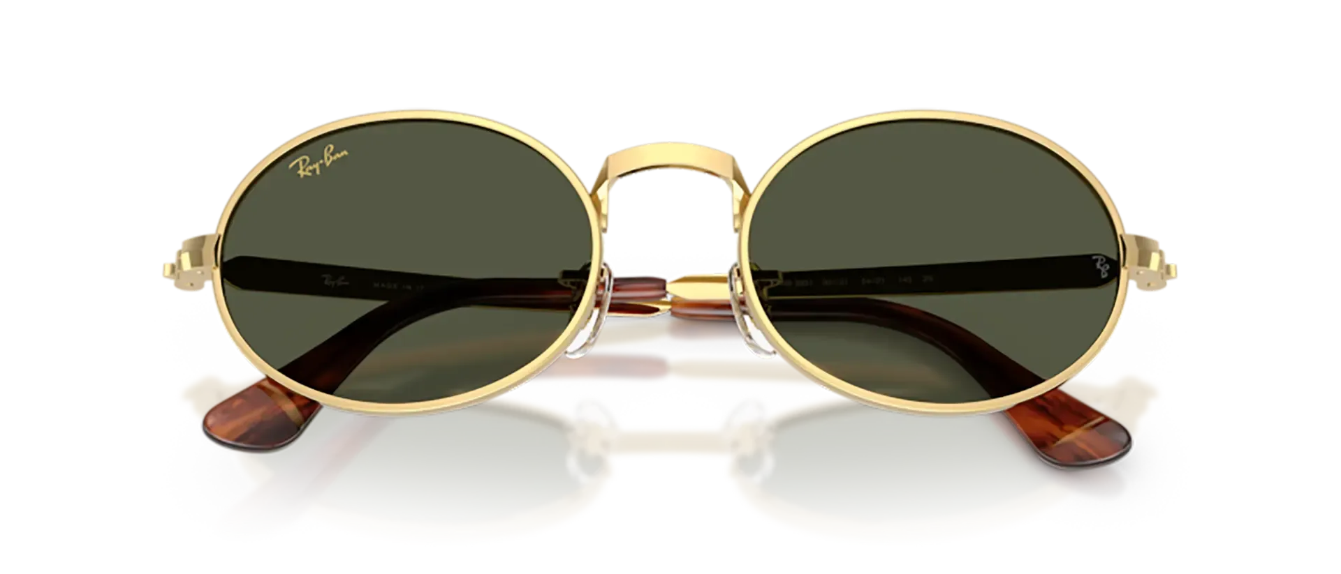 Dodatni prikaz 6: Ray-Ban RB3931 001/31 uniseks sunčane naočale – okvir u zlatnoj boji i leće u zelenoj boji