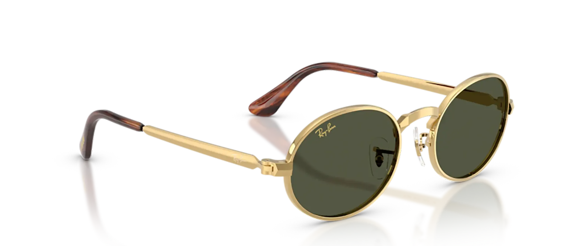 Dodatni prikaz 5: Ray-Ban RB3931 001/31 uniseks sunčane naočale – okvir u zlatnoj boji i leće u zelenoj boji