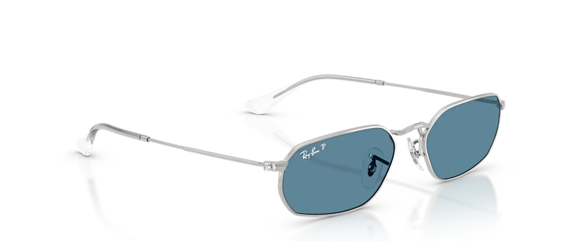 Dodatni prikaz 5: Ray-Ban RB3947 003/S2 uniseks sunčane naočale – okvir u srebrnoj boji i leće u plavoj boji