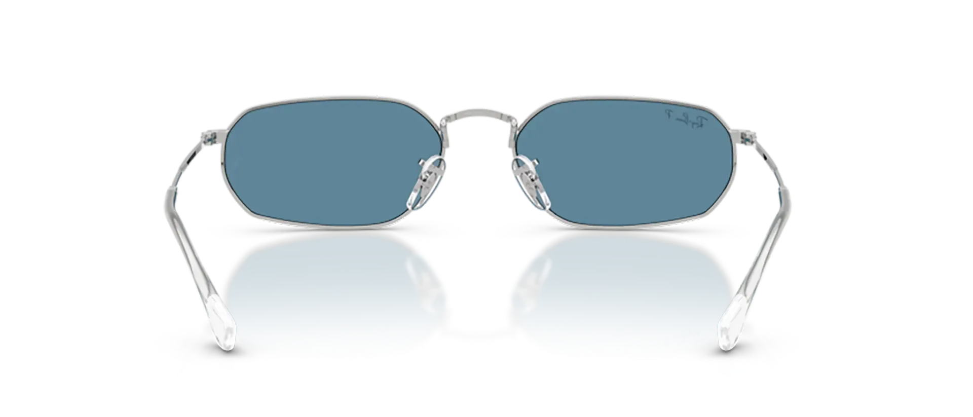 Dodatni prikaz 4: Ray-Ban RB3947 003/S2 uniseks sunčane naočale – okvir u srebrnoj boji i leće u plavoj boji