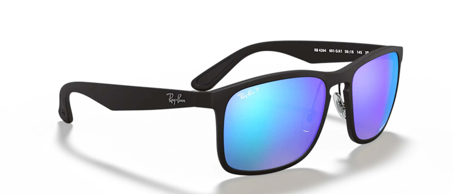 Dodatni prikaz 5: Ray-Ban RB4264 601SA1 muške sunčane naočale – okvir u crnoj boji i leće u plavoj boji