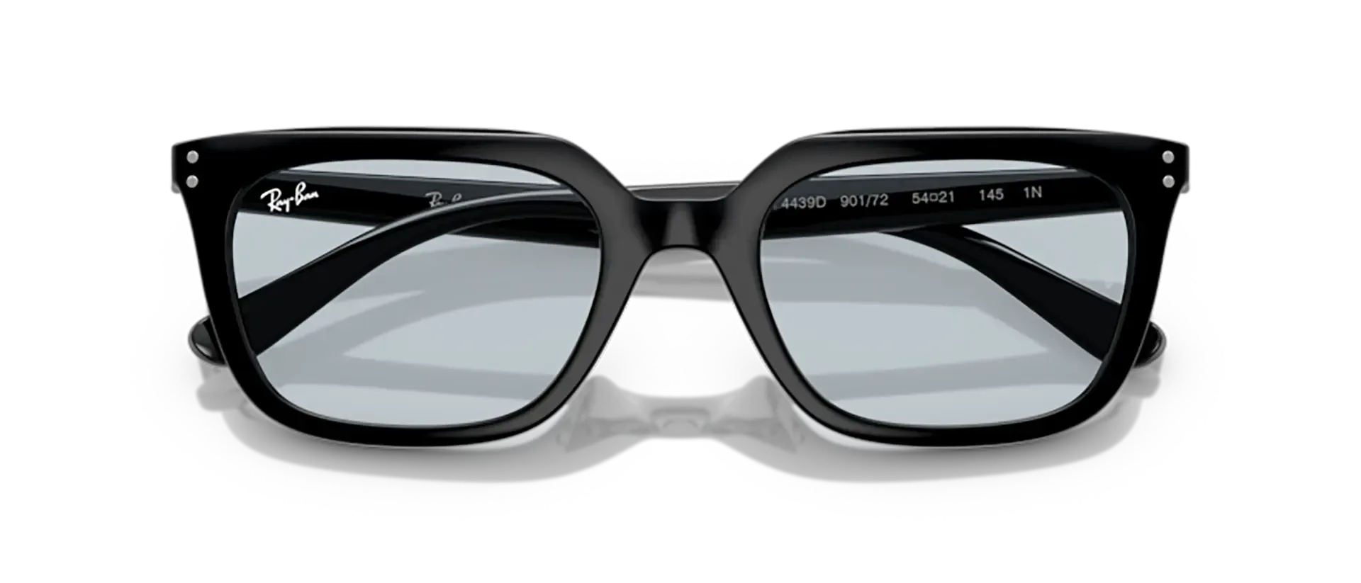 Dodatni prikaz 6: Ray-Ban RB4439D 901/72 uniseks sunčane naočale – okvir u crnoj boji i leće u plavoj boji