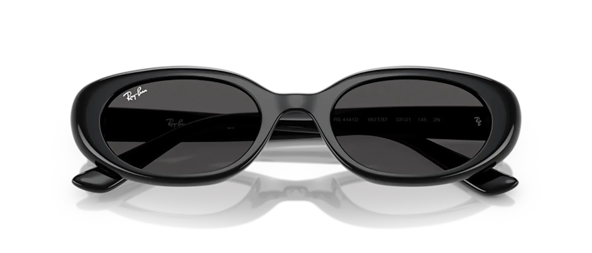 Dodatni prikaz 6: Ray-Ban RB4441D 667787 uniseks sunčane naočale – okvir u crnoj boji i leće u sivoj boji