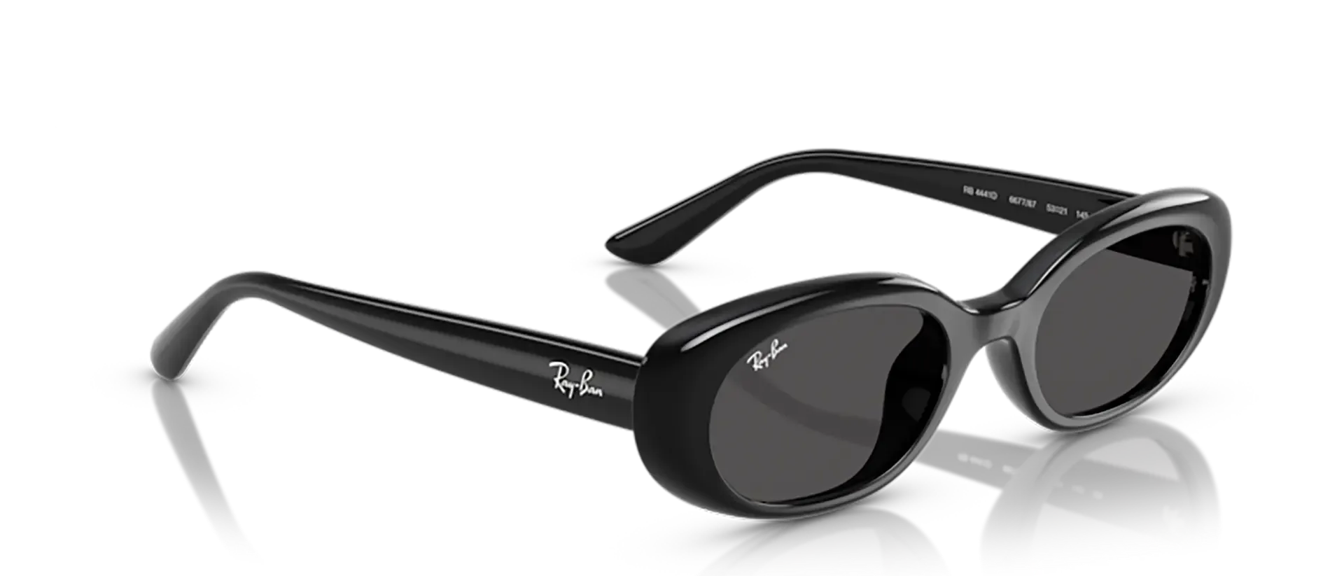 Dodatni prikaz 5: Ray-Ban RB4441D 667787 uniseks sunčane naočale – okvir u crnoj boji i leće u sivoj boji