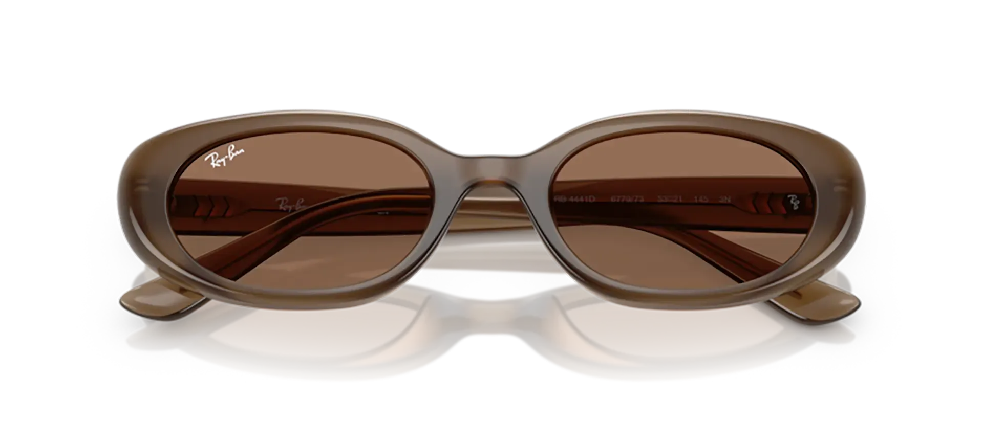 Dodatni prikaz 6: Ray-Ban RB4441D 677973 uniseks sunčane naočale – okvir u smeđoj boji i leće u smeđoj boji