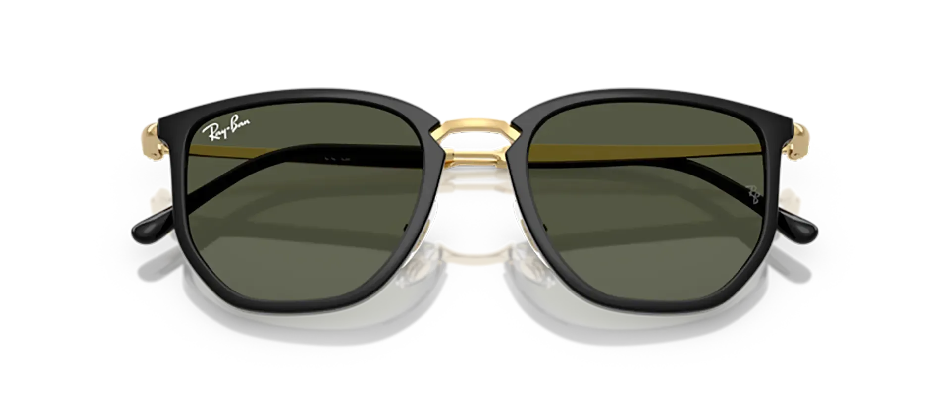 Dodatni prikaz 6: Ray-Ban RB4451 630631 uniseks sunčane naočale – okvir u crnoj boji i leće u zelenoj boji