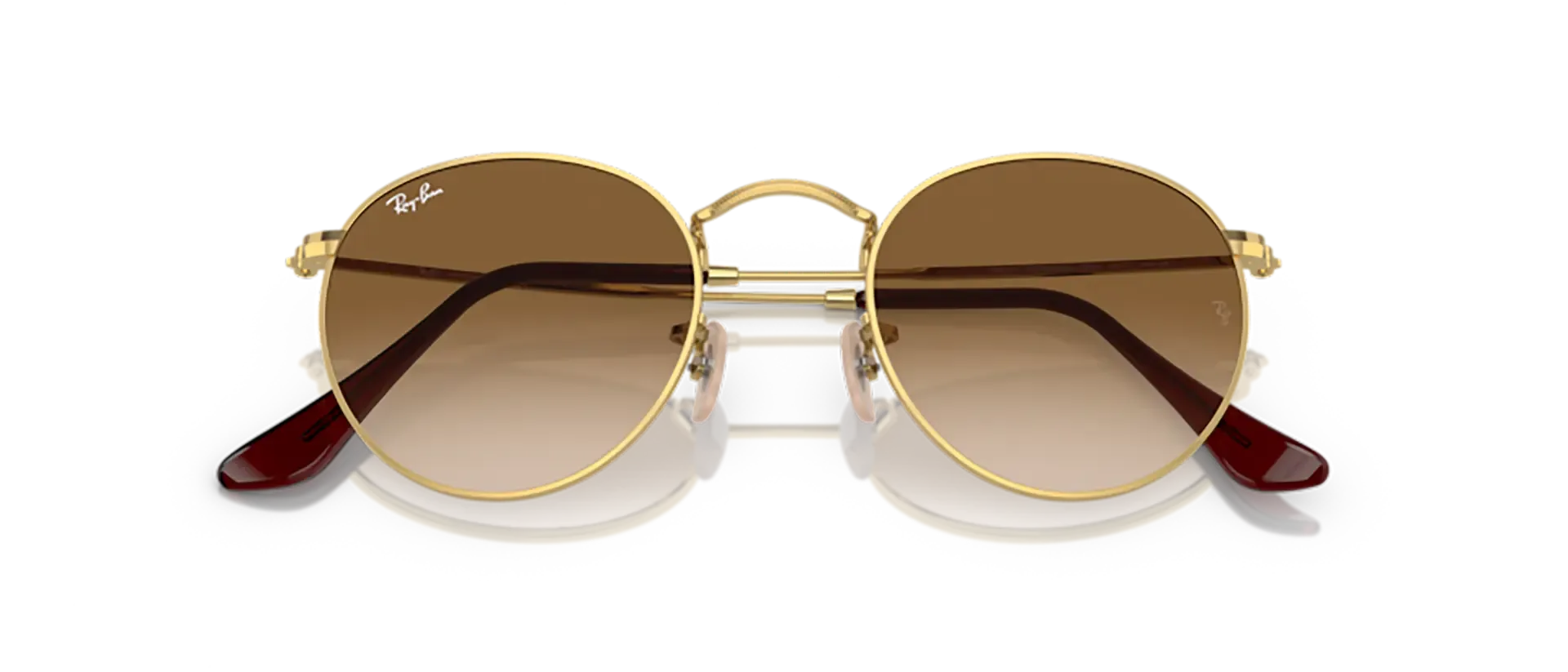 Dodatni prikaz 6: Ray-Ban Round metal RB3447 001/51 muške sunčane naočale – okvir u zlatnoj boji i leće u smeđoj boji