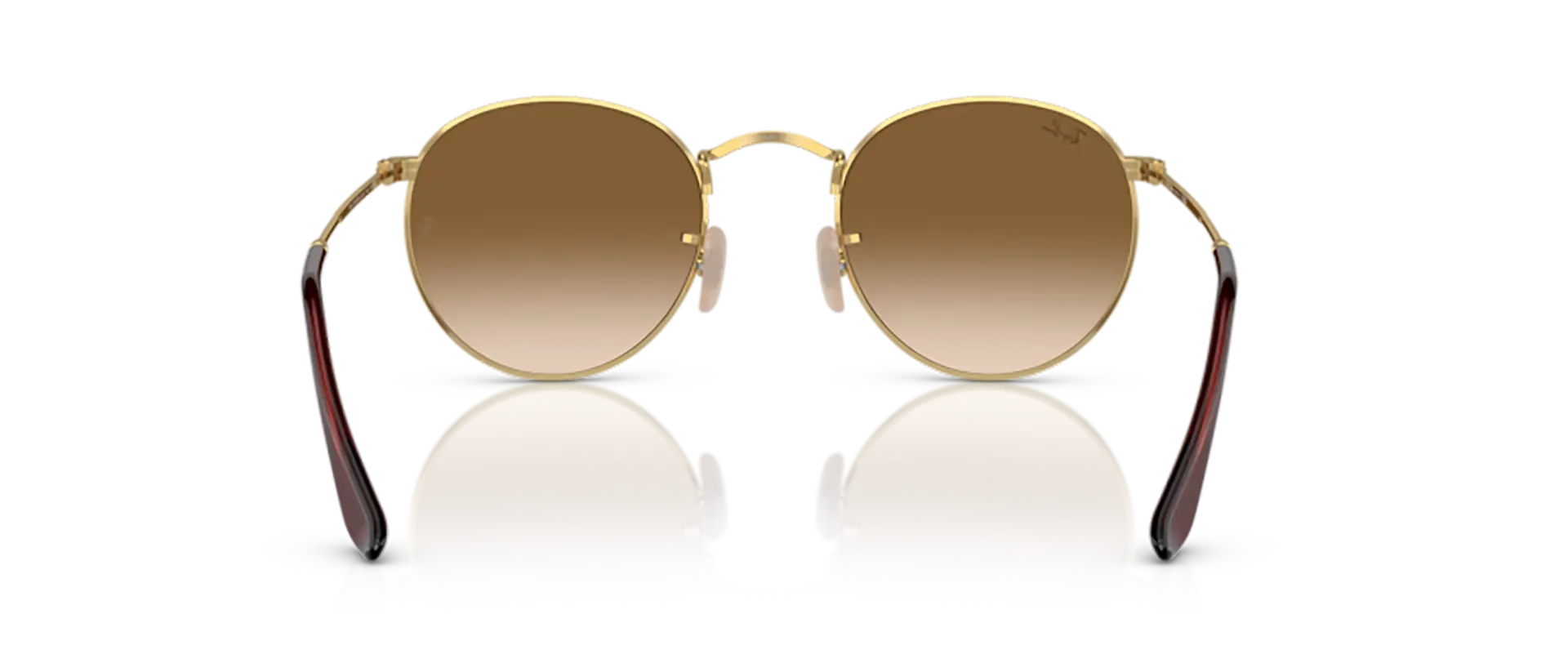 Dodatni prikaz 4: Ray-Ban Round metal RB3447 001/51 muške sunčane naočale – okvir u zlatnoj boji i leće u smeđoj boji