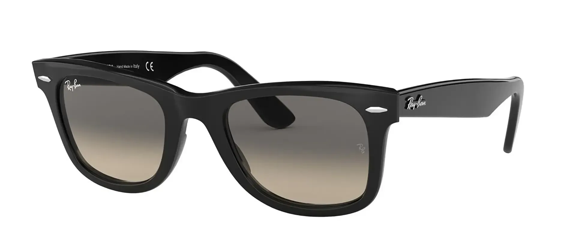 Dodatni prikaz 3: Ray-Ban Wayfarer RB2140 901/32 uniseks sunčane naočale – okvir u crnoj boji i leće u sivoj boji