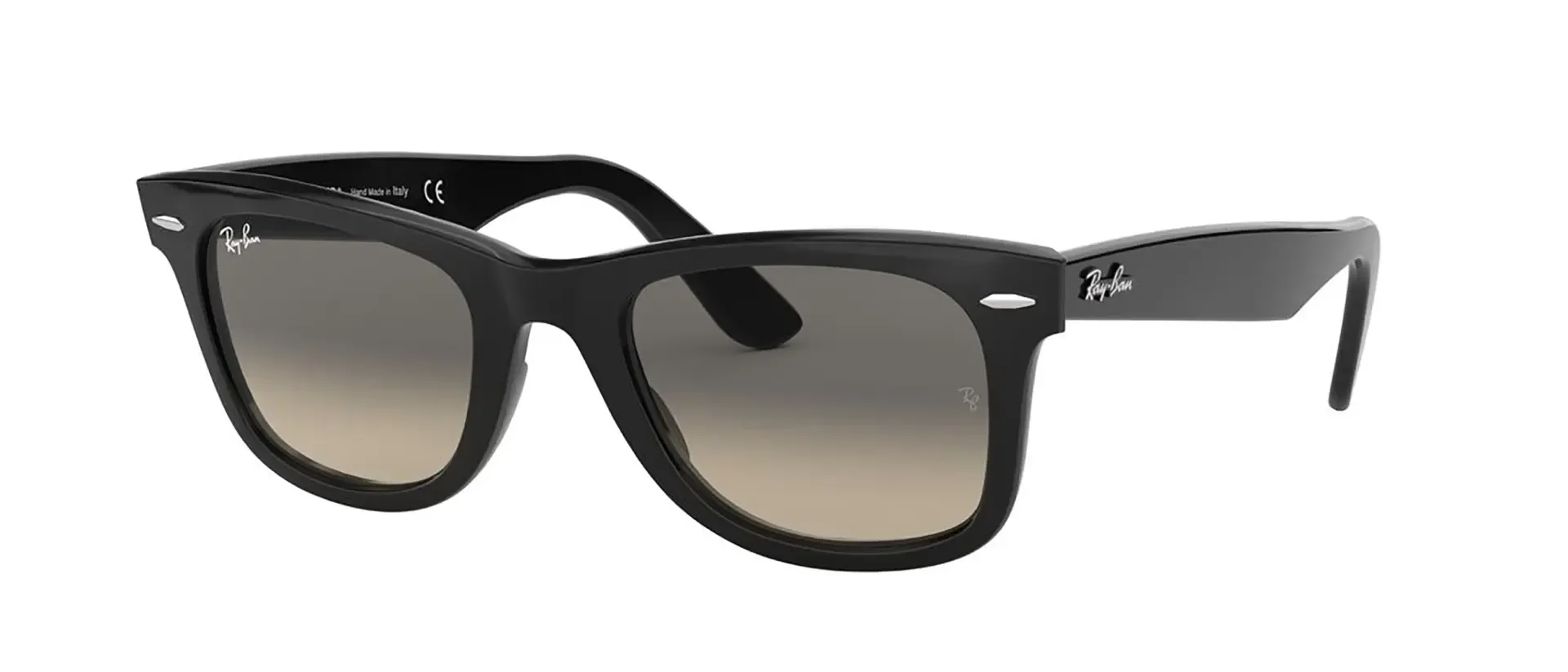 Dodatni prikaz 4: Ray-Ban Wayfarer RB2140 901/32 uniseks sunčane naočale – okvir u crnoj boji i leće u sivoj boji