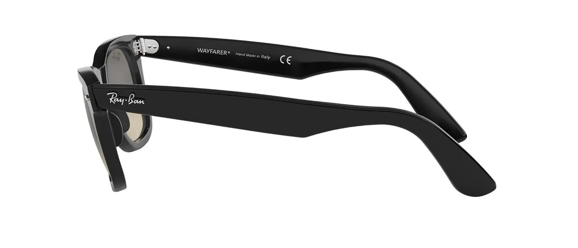 Dodatni prikaz 6: Ray-Ban Wayfarer RB2140 901/32 uniseks sunčane naočale – okvir u crnoj boji i leće u sivoj boji