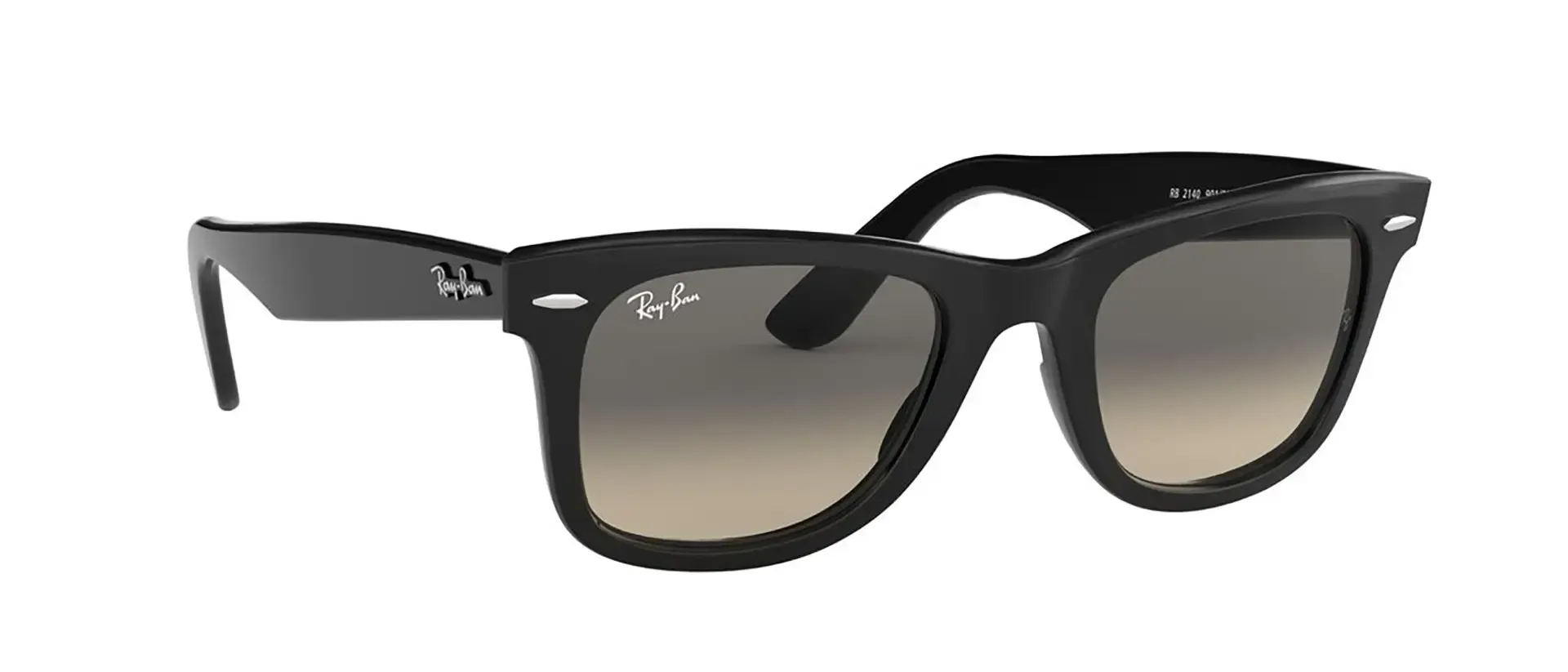 Dodatni prikaz 14: Ray-Ban Wayfarer RB2140 901/32 uniseks sunčane naočale – okvir u crnoj boji i leće u sivoj boji