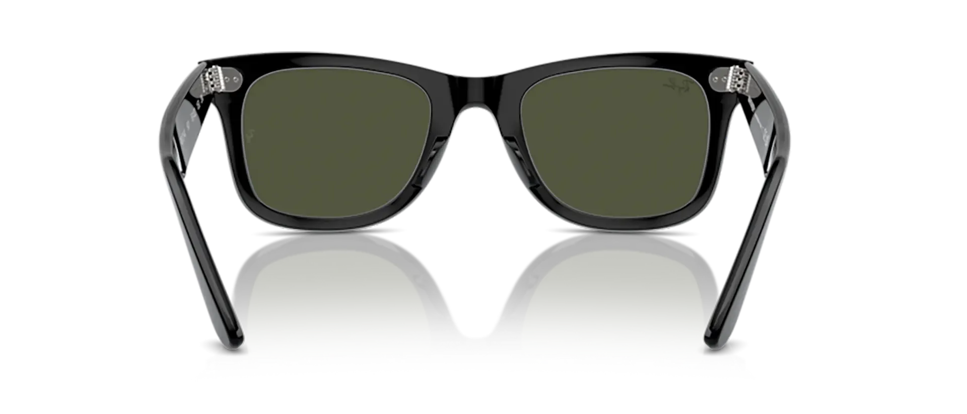 Dodatni prikaz 4: Ray-Ban Wayfarer RB2140 901 uniseks sunčane naočale – okvir u crnoj boji i leće u zelenoj boji
