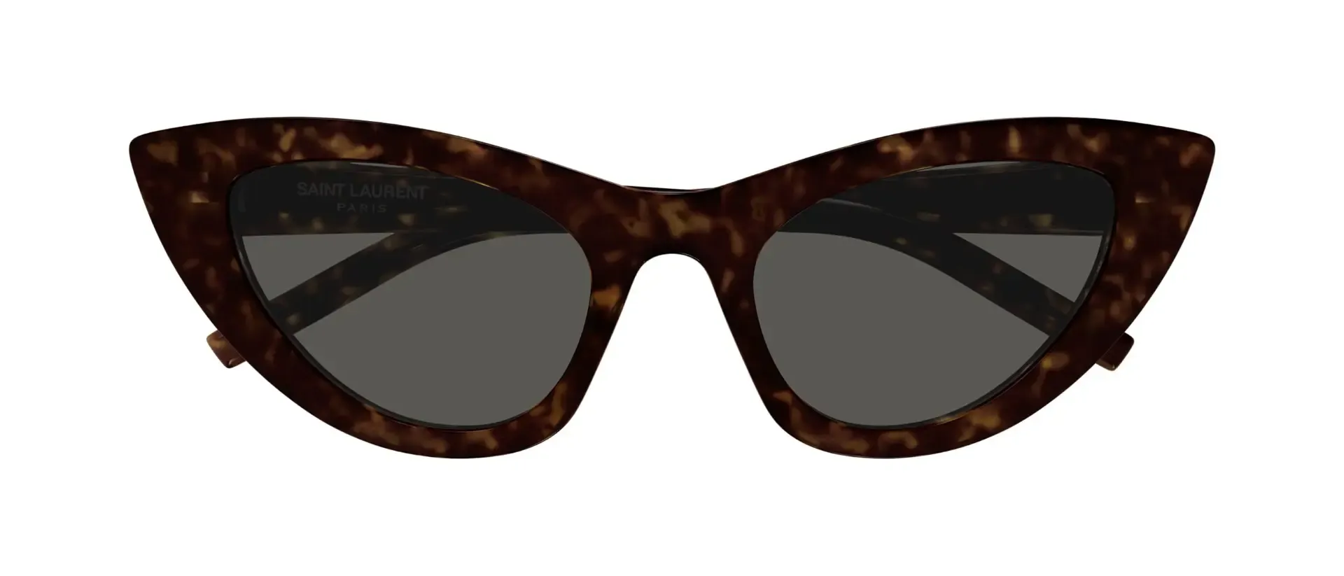 Saint Laurent SL 213 LILY 016 ženske sunčane naočale – okvir Havana uzorka u smeđoj boji i leće u sivoj boji