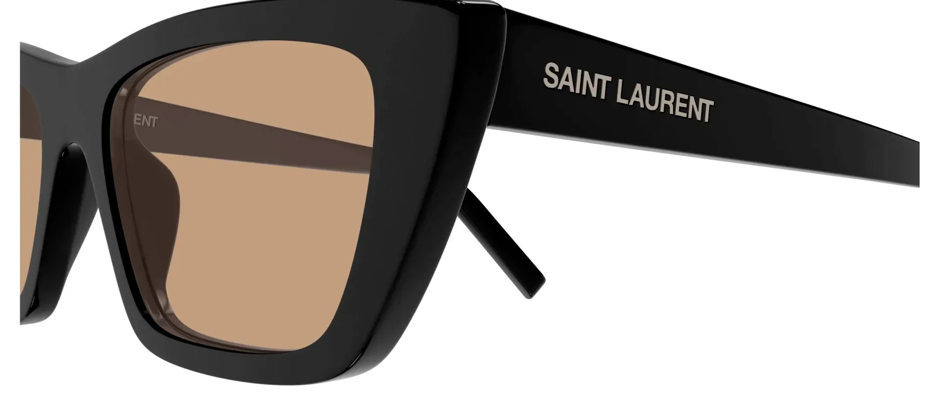 Dodatni prikaz 3: Saint Laurent SL 276 MICA 066 ženske sunčane naočale – okvir u crnoj boji i leće u smeđoj boji