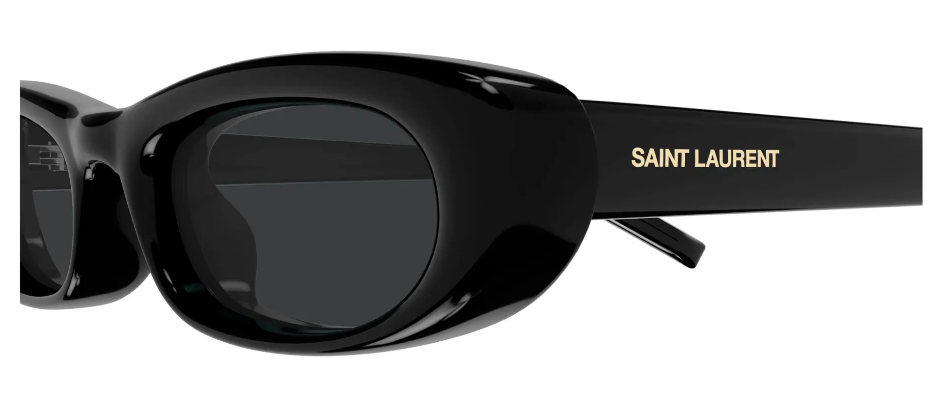 Dodatni prikaz 3: Saint Laurent SL 557 SHADE PLUMP 001 ženske sunčane naočale – okvir u crnoj boji i leće u crnoj boji