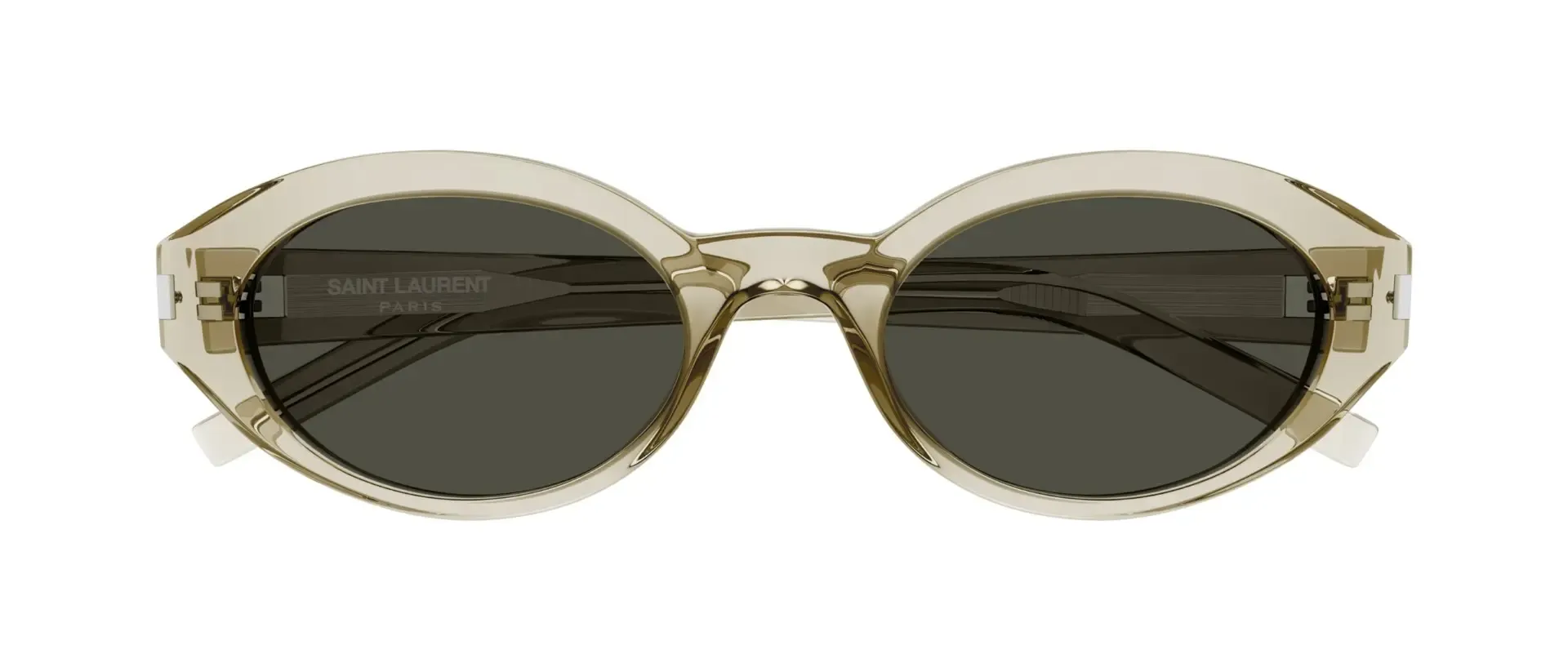 Saint Laurent SL 567 003 ženske sunčane naočale – okvir u bež boji i leće u sivoj boji