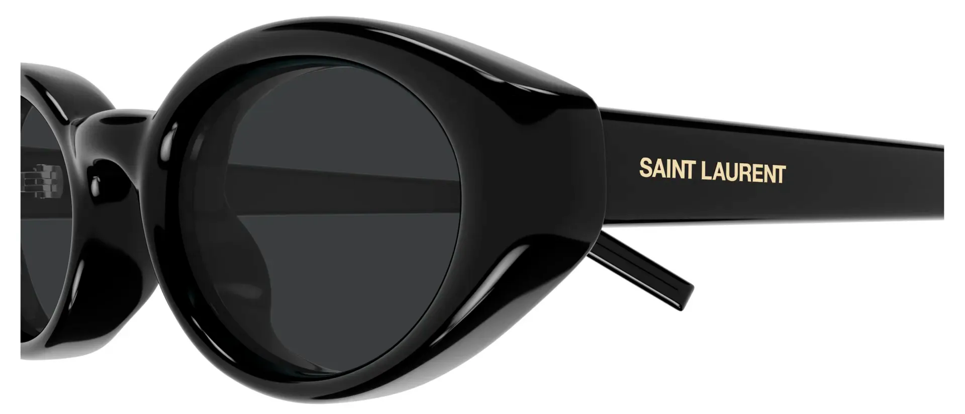 Dodatni prikaz 3: Saint Laurent SL 567 PLUMP 001 ženske sunčane naočale – okvir u crnoj boji i leće u crnoj boji