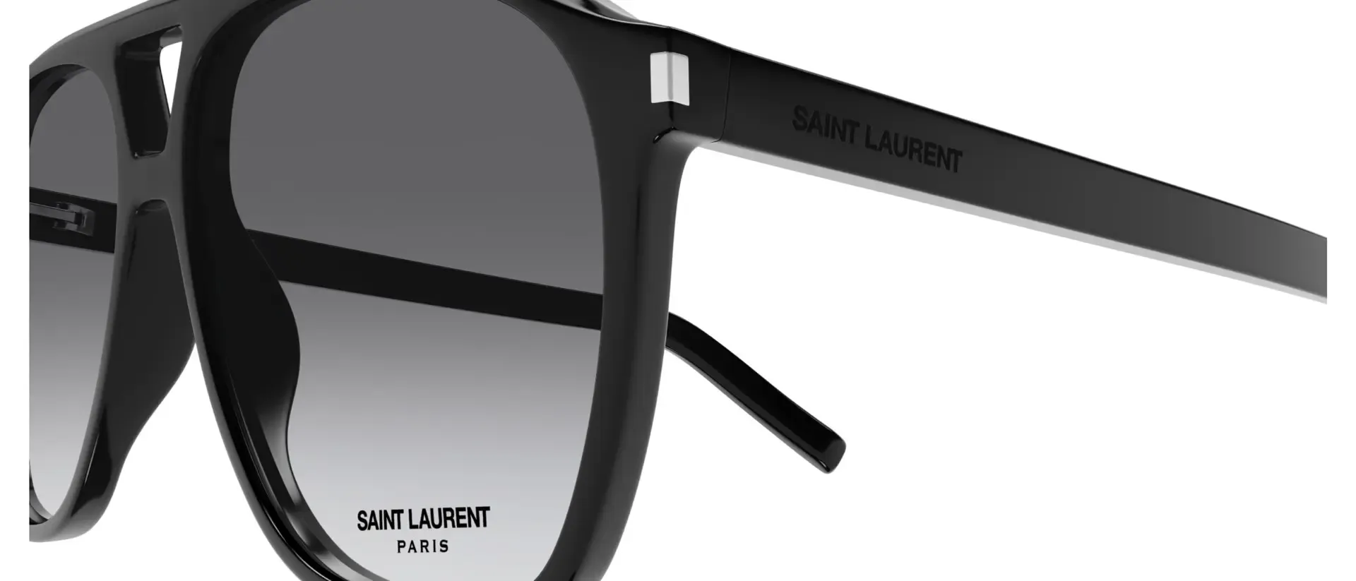 Dodatni prikaz 3: Saint Laurent SL 596 DUNE 006 ženske sunčane naočale – okvir u crnoj boji i leće u sivoj boji