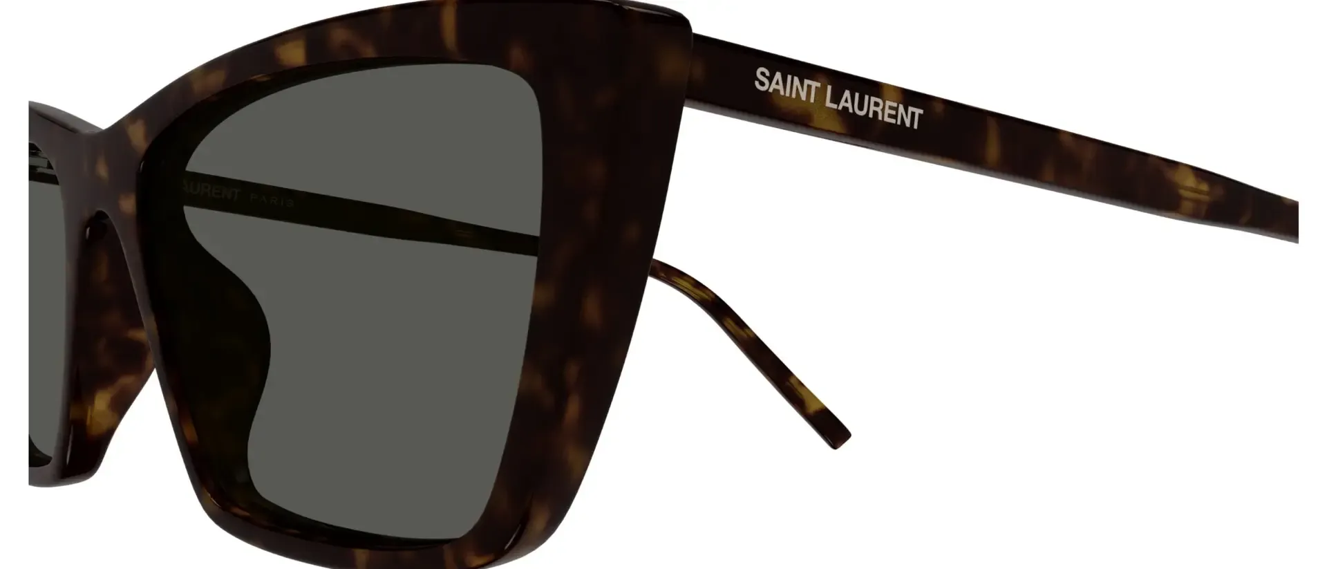 Dodatni prikaz 3: Saint Laurent SL 737 MICA THIN 002 ženske sunčane naočale – okvir Havana uzorka u smeđoj boji i leće u sivoj boji