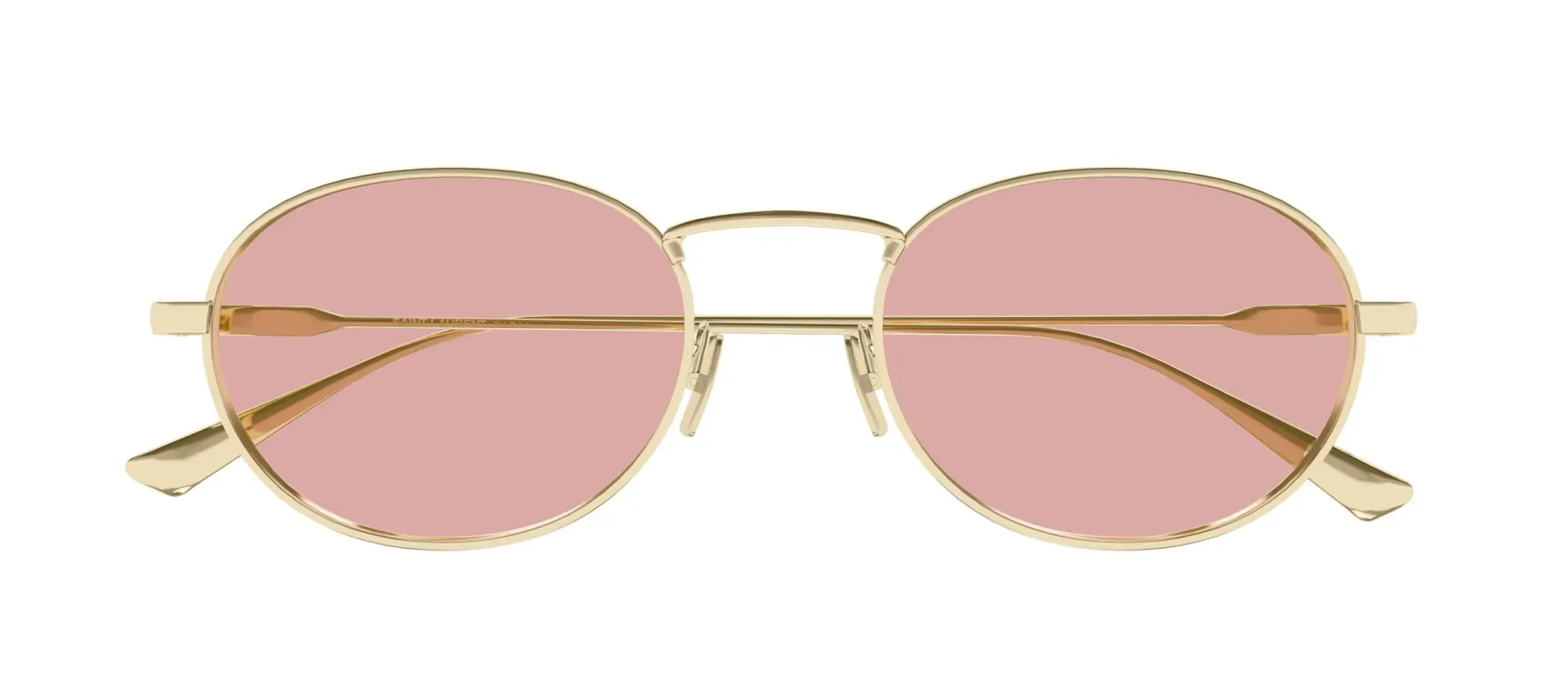 Saint Laurent SL 799 006 muške sunčane naočale – okvir u zlatnoj boji i leće u ružičastoj boji