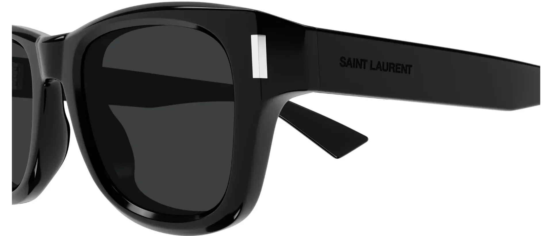 Dodatni prikaz 3: Saint Laurent SL 801 001 muške sunčane naočale – okvir u crnoj boji i leće u crnoj boji