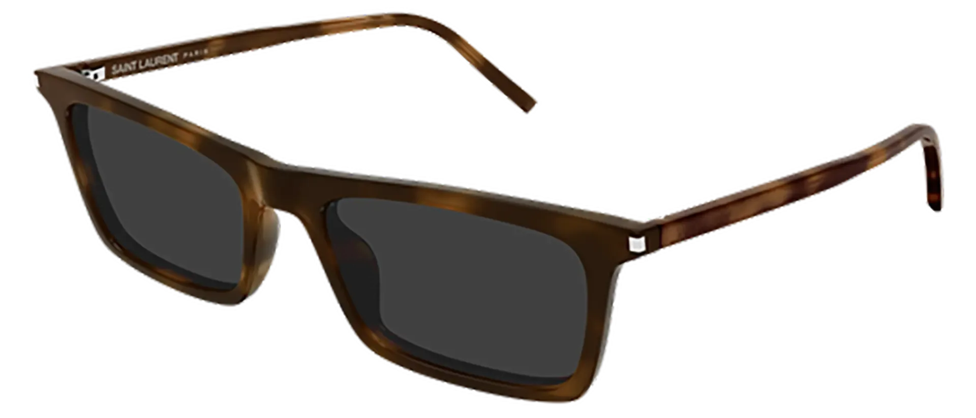 Saint Laurent SL 890 BETTY THIN 003 ženske sunčane naočale – okvir Havana uzorka u smeđoj boji i leće u sivoj boji