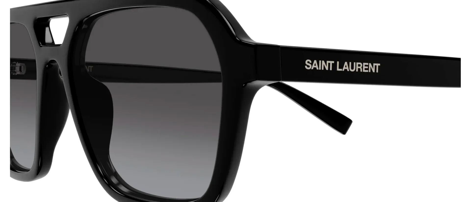Dodatni prikaz 3: Saint Laurent SL 905 001 muške sunčane naočale – okvir u crnoj boji i leće u sivoj boji i s gradijentom