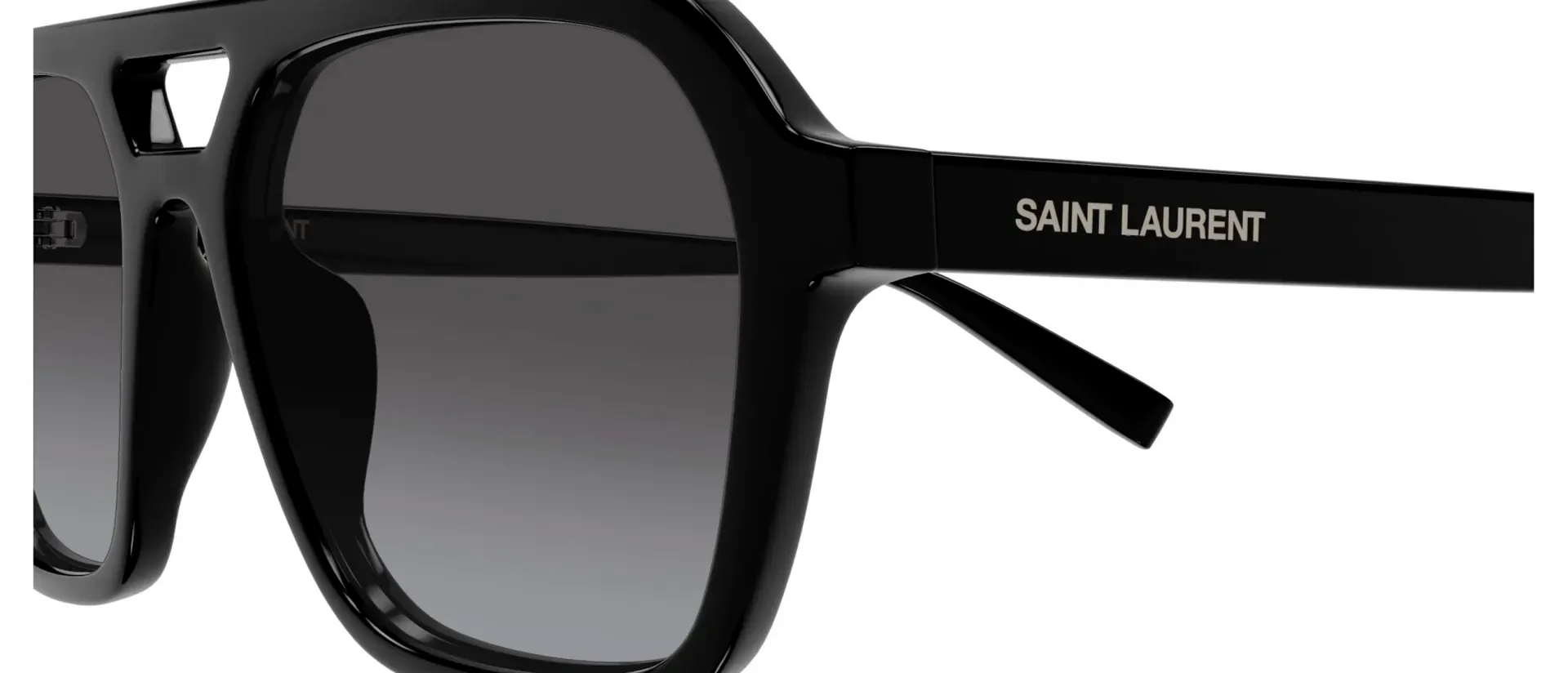 Dodatni prikaz 3: Saint Laurent SL 905 005 muške sunčane naočale – okvir u crnoj boji i leće u sivoj boji i s gradijentom