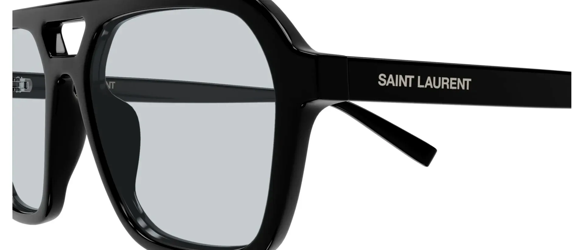Dodatni prikaz 3: Saint Laurent SL 905 006 muške sunčane naočale – okvir u crnoj boji i leće u plavoj boji